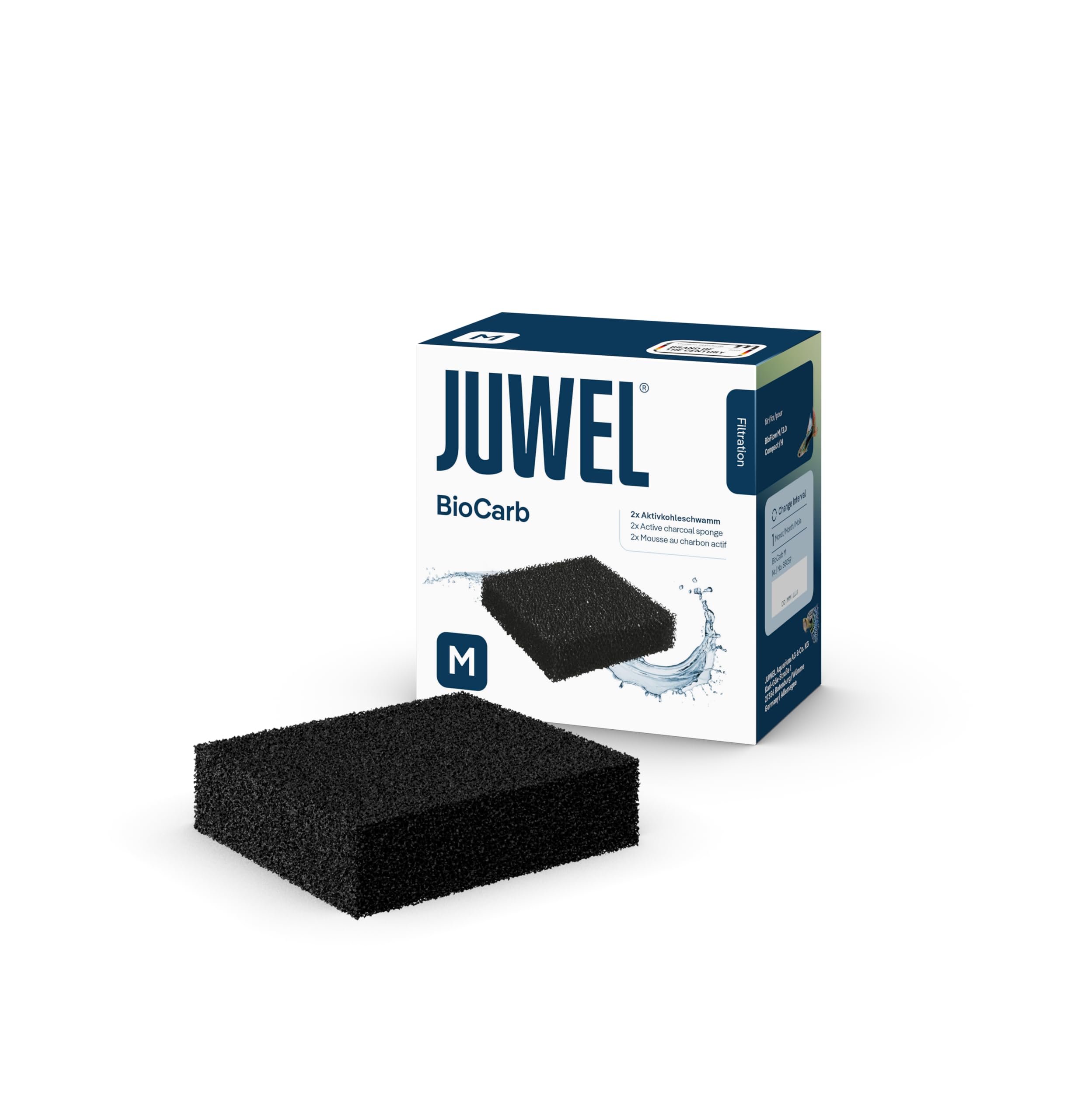 juwel-aquarium-biocarb-m-compact-aktivkohleschwamm image 2