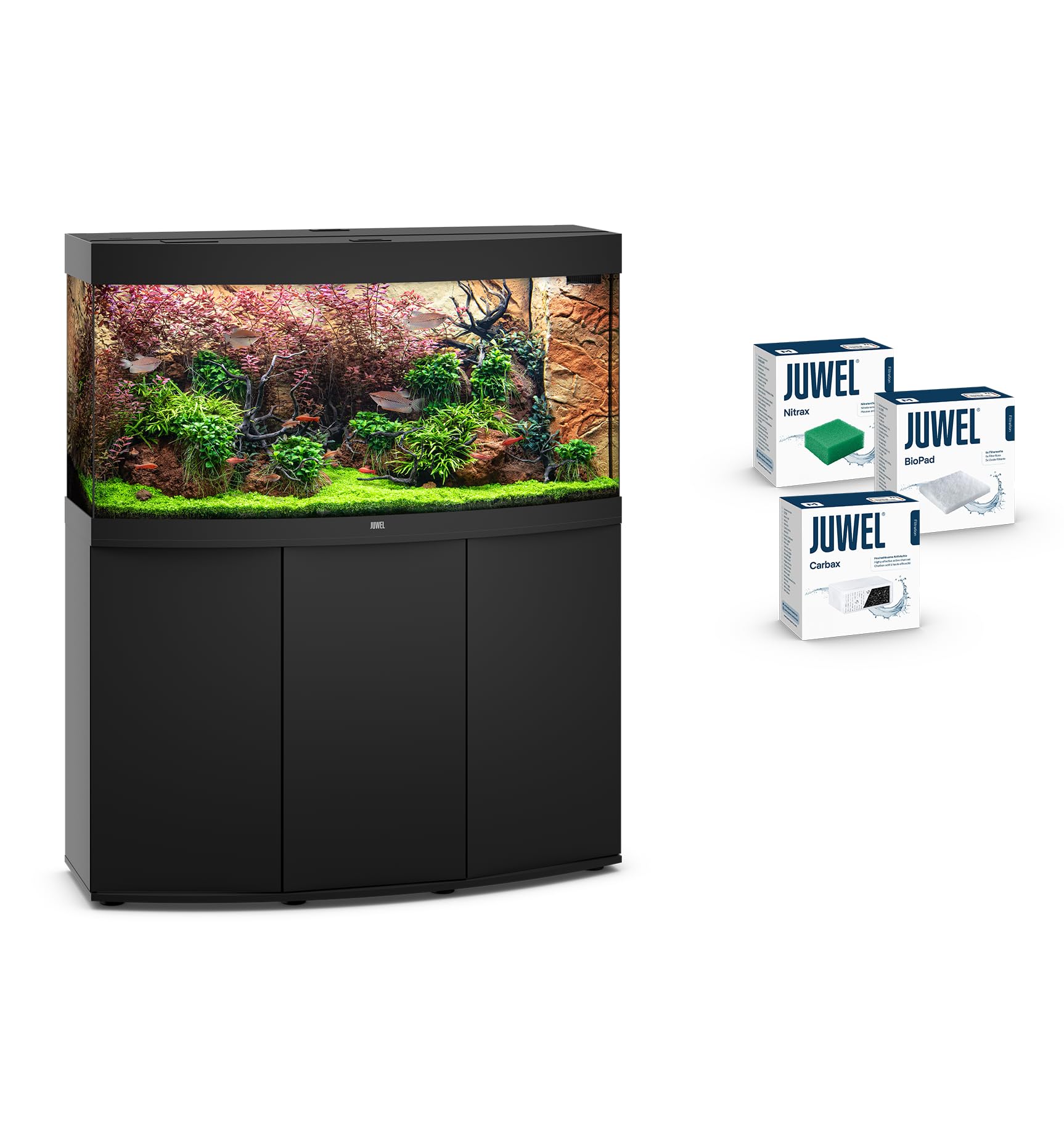 juwel-aquarium-vision-260-led-komplettaquarium-mit-sbx-unterschrank-schwarz-prem image 1