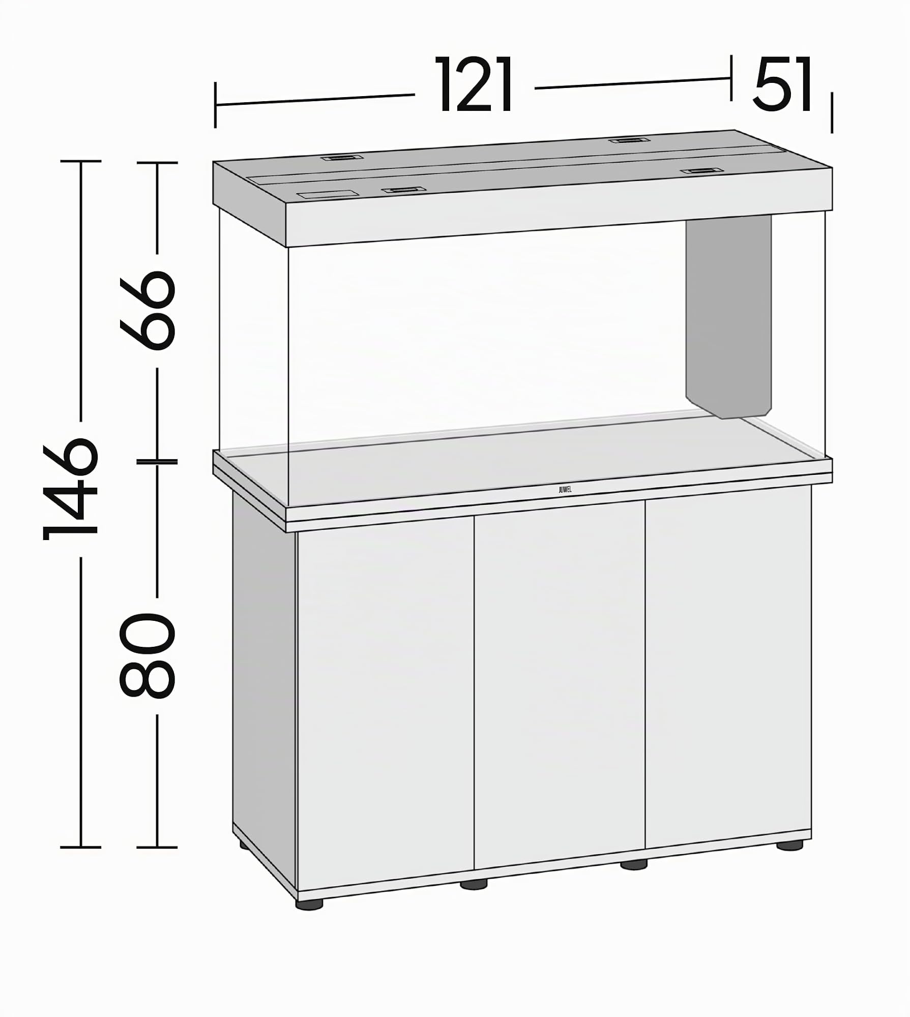juwel-aquarium-rio-350-led-komplettaquarium-mit-sbx-unterschrank-350-liter-grau image 5
