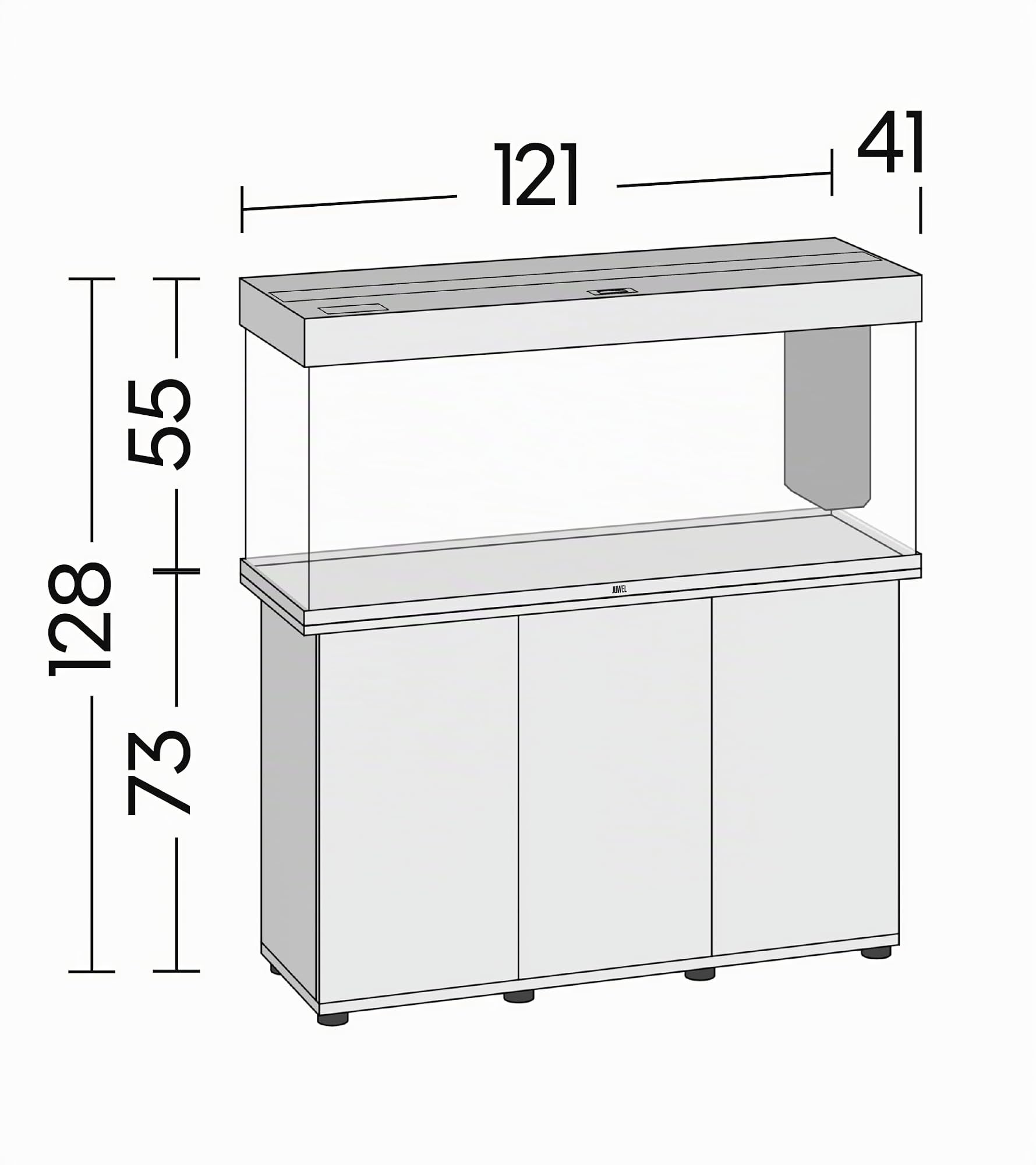 juwel-aquarium-rio-240-led-kombination-grau-premium-bundle-mit-sbx-schrank image 5