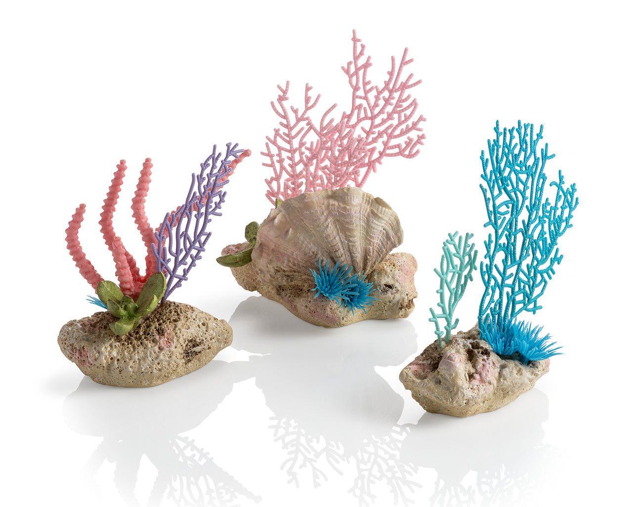 biorb-korallenf-cher-muschel-set-aquariendekoration image 1