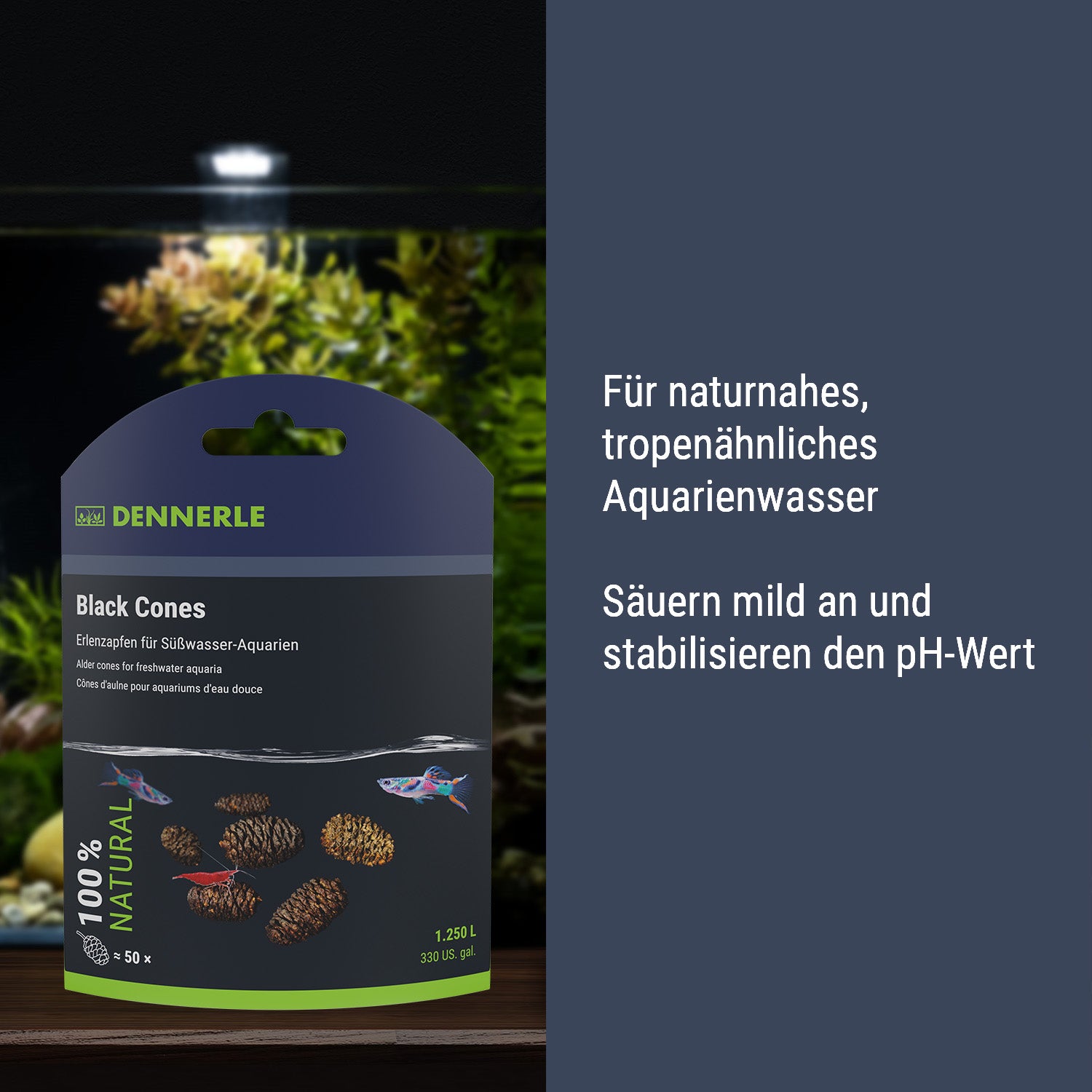dennerle-black-cones-erlenzapfen-wasserpflege-f-r-schwarzwasser-aquarien image 5