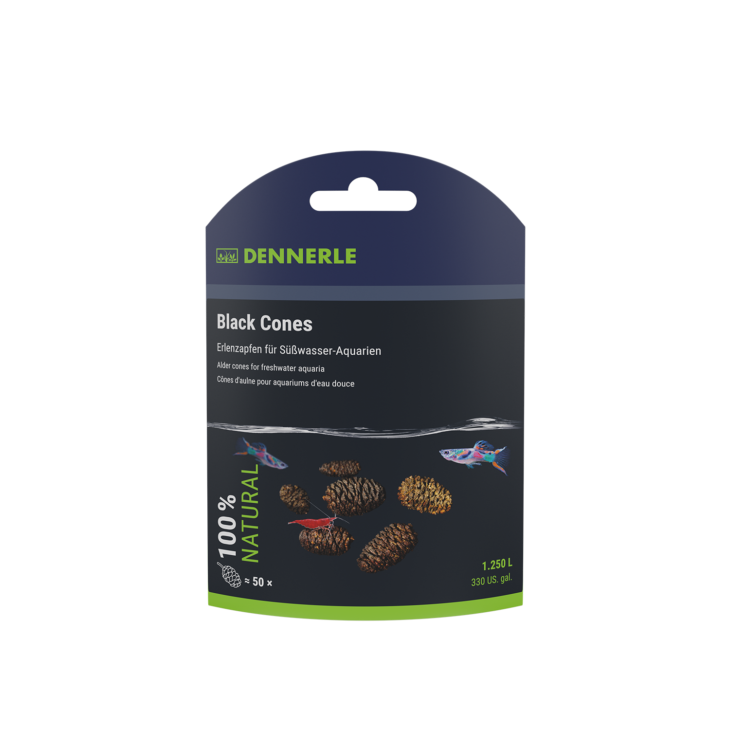 dennerle-black-cones-erlenzapfen-wasserpflege-f-r-schwarzwasser-aquarien image 2