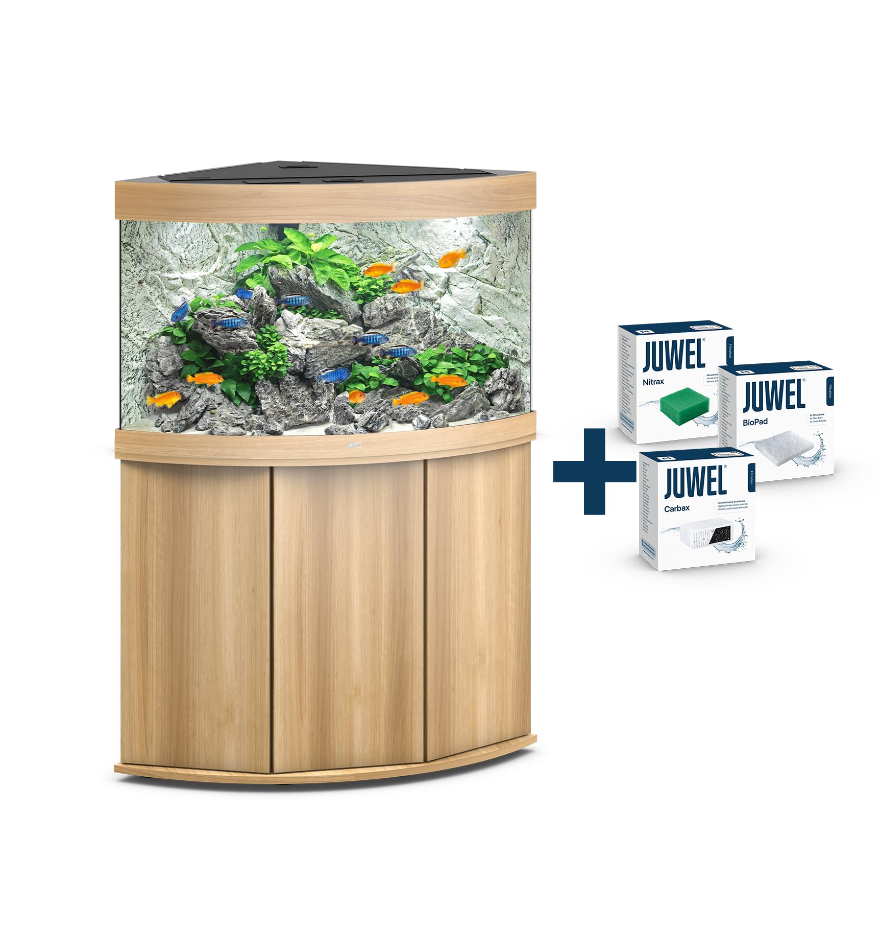 juwel-aquarium-trigon-190-led-eck-komplettaquarium-mit-sbx-unterschrank-helles-h image 2