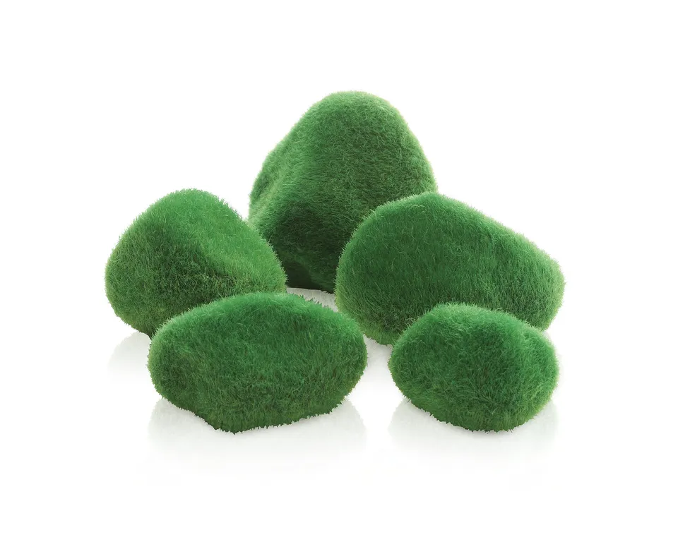 biorb-kieselstein-set-moosbewachsen-aquarium-deko-5er-set image 1