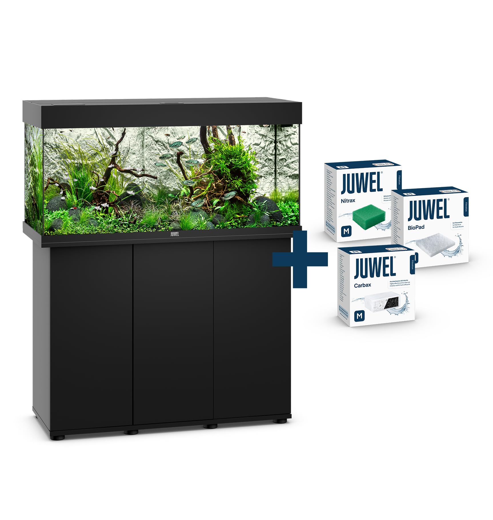 juwel-aquarium-rio-180-led-kombination-schwarz-premium-bundle-mit-sbx-schrank image 2