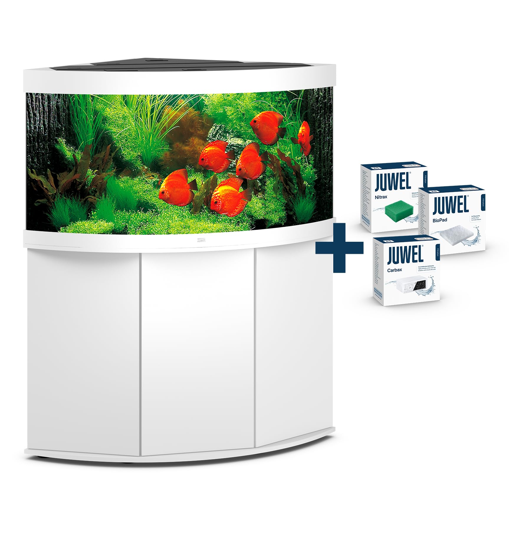 juwel-aquarium-trigon-350-led-komplettaquarium-mit-sbx-unterschrank-wei-premium- image 2