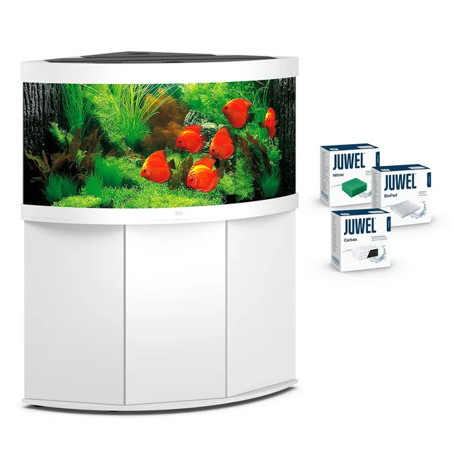 juwel-aquarium-trigon-350-led-komplettaquarium-mit-sbx-unterschrank-wei-premium- image 1