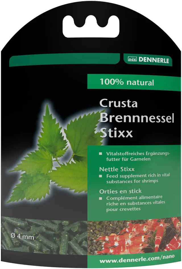 dennerle-shrimp-king-crusta-stixx-brennnessel-garnelenfutter-sticks image 1
