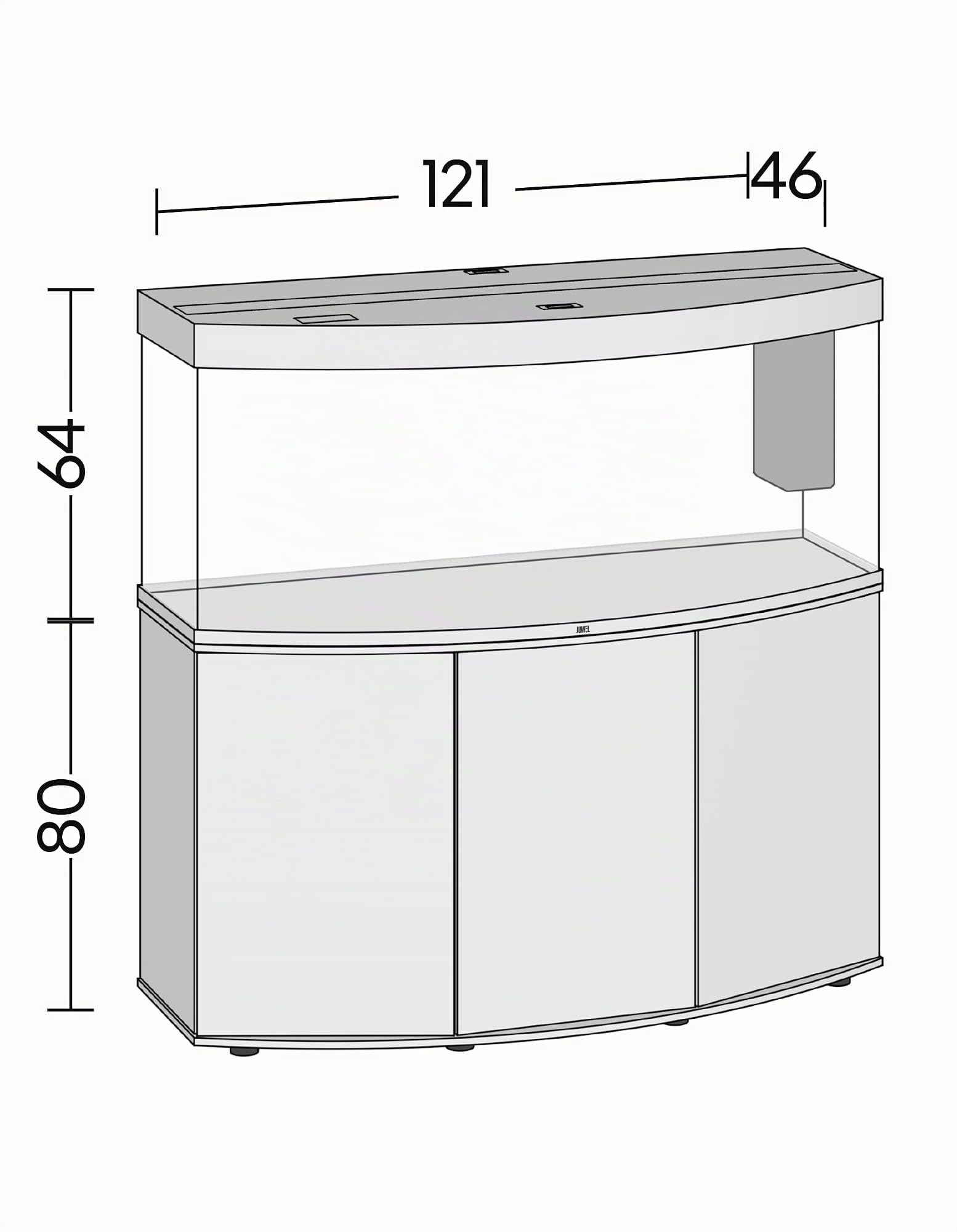 juwel-aquarium-vision-260-led-komplettaquarium-mit-sbx-unterschrank-schwarz-prem image 5