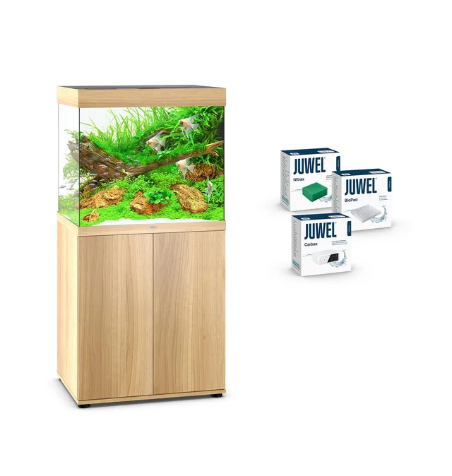 juwel-aquarium-lido-200-led-komplettaquarium-mit-sbx-unterschrank-200-liter-hell image 1