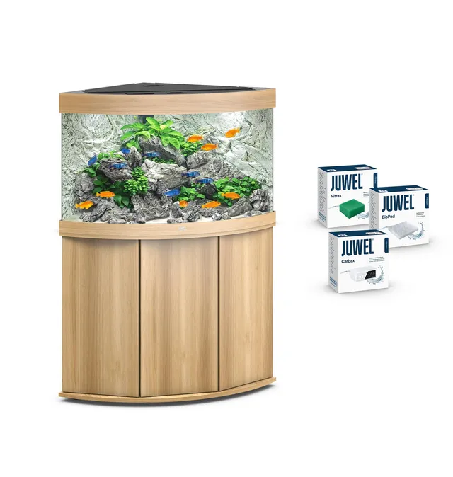 juwel-aquarium-trigon-190-led-eck-komplettaquarium-mit-sbx-unterschrank-helles-h image 1
